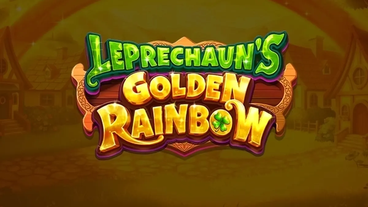 Tampilan visual slot Leprechaun's Golden Rainbow dengan nuansa magis Irlandia