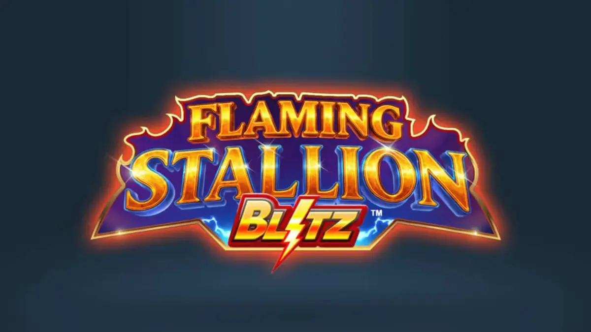 Visual kuda jantan berapi dalam slot Flaming Stallion Blitz